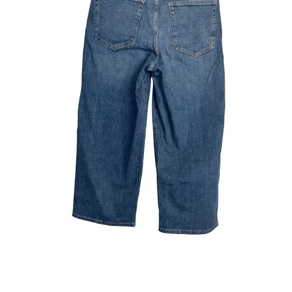 Banana Republic Waist 32 G Crop Premium Denim Jeans Medium Wash - Picture 11 of 13